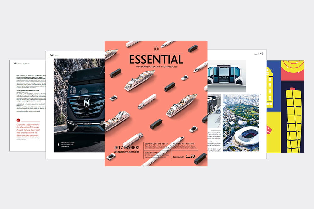 Mockup der Zeitschrift ESSENTIAL Ausgabe Mai 2020